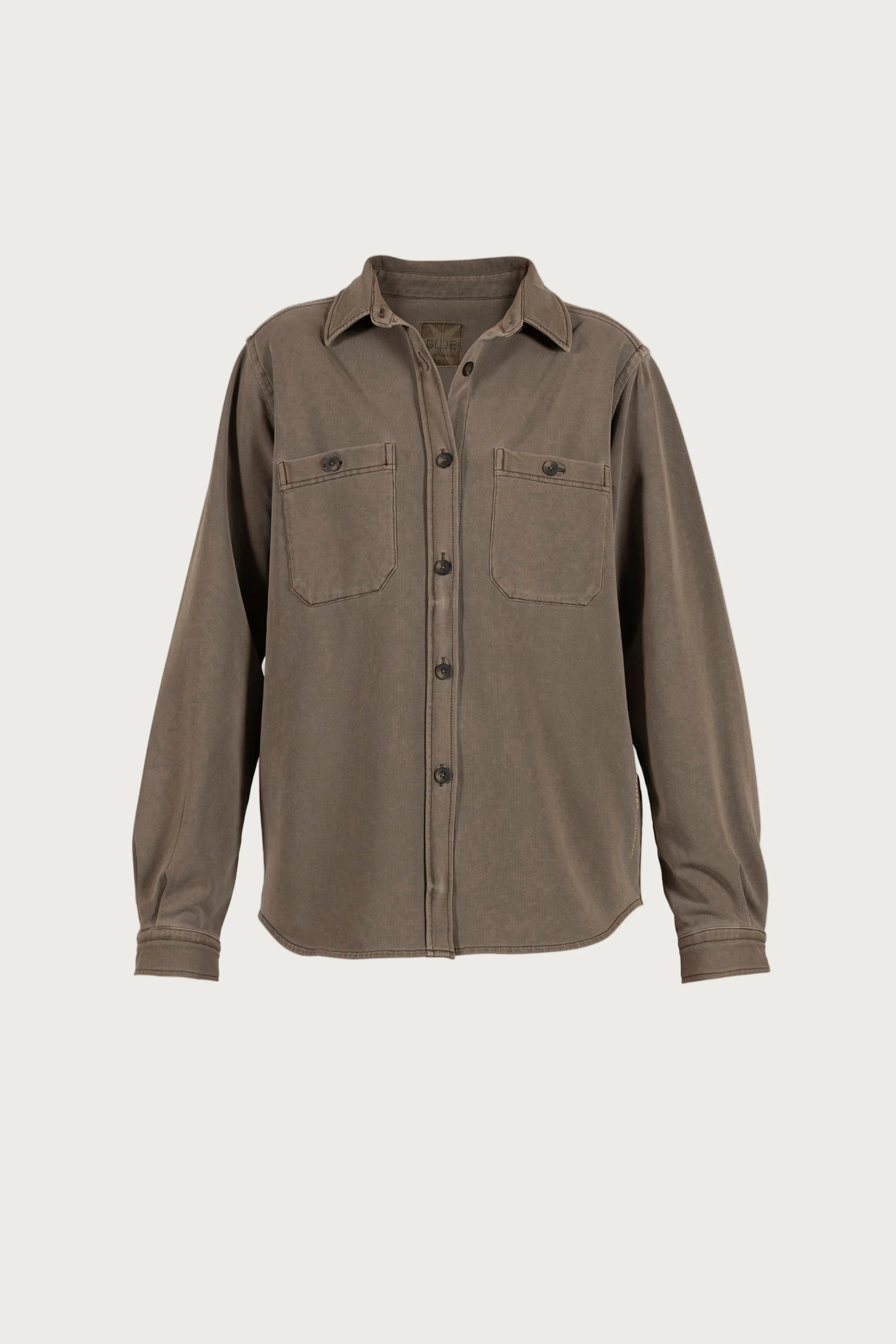 Carol Jersey Shirt - Dusty Brown - Image 2