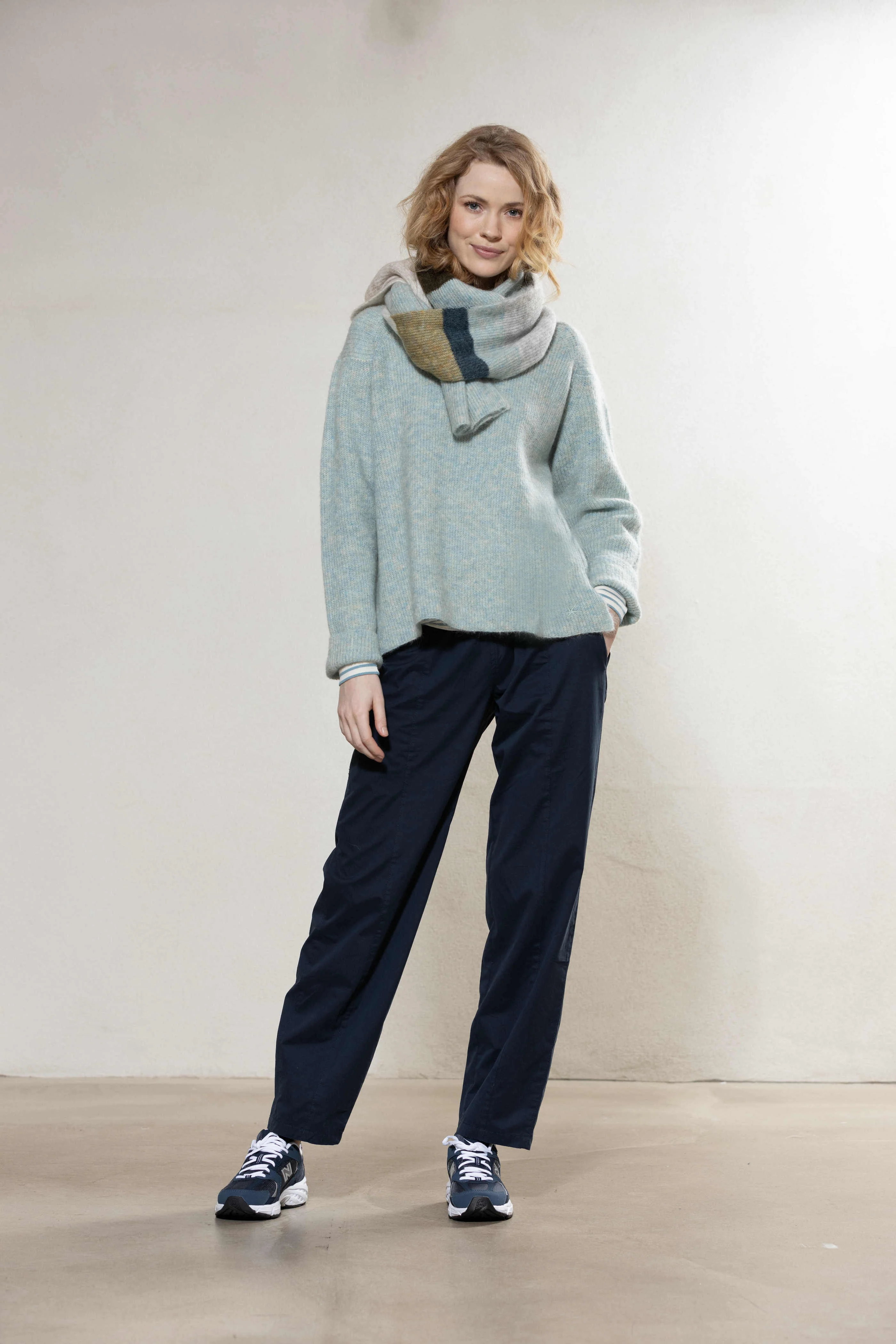 Clair Softtouch Pants - New Navy - Image 2