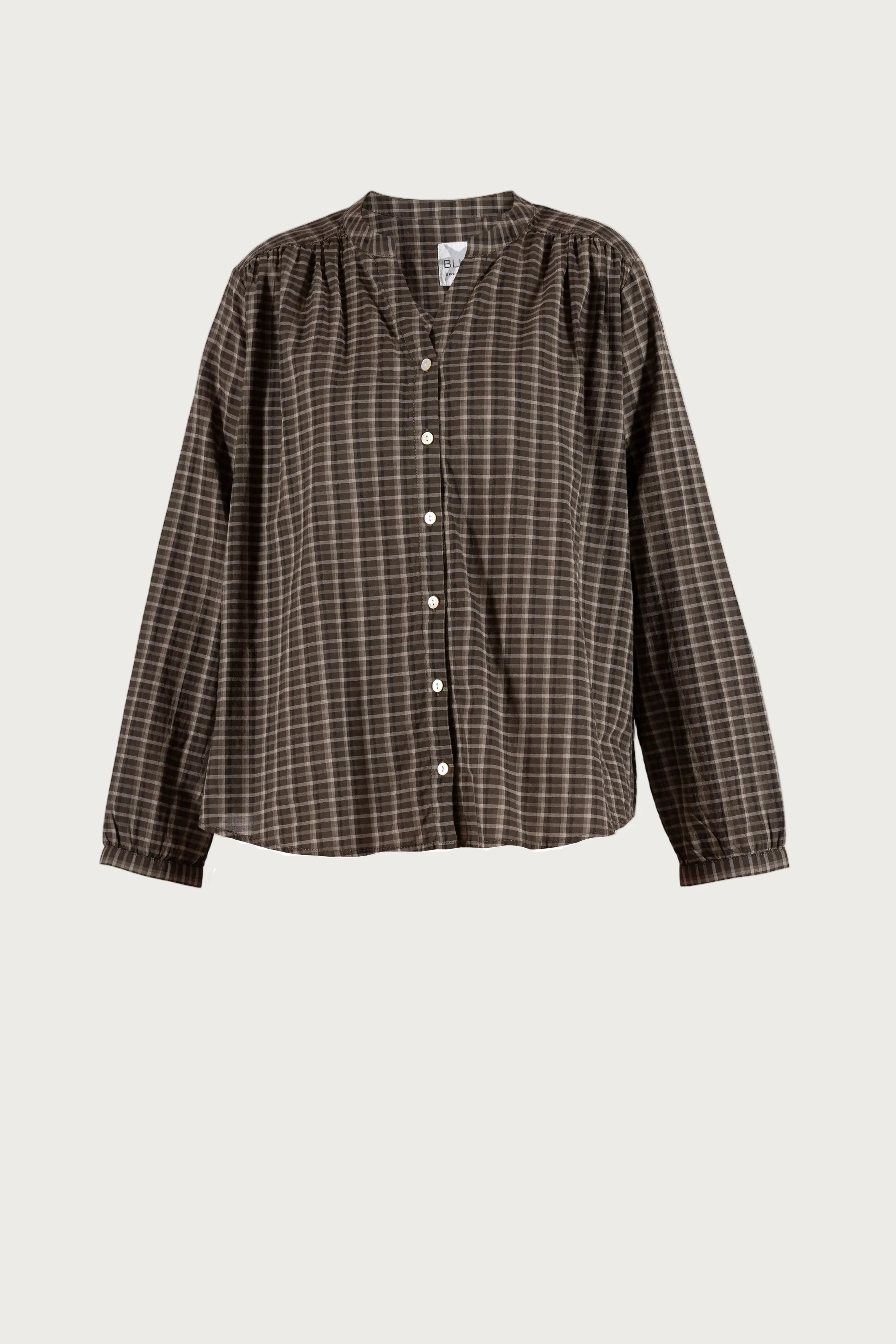 Dalene Check Shirt - Coffee Check - Image 2