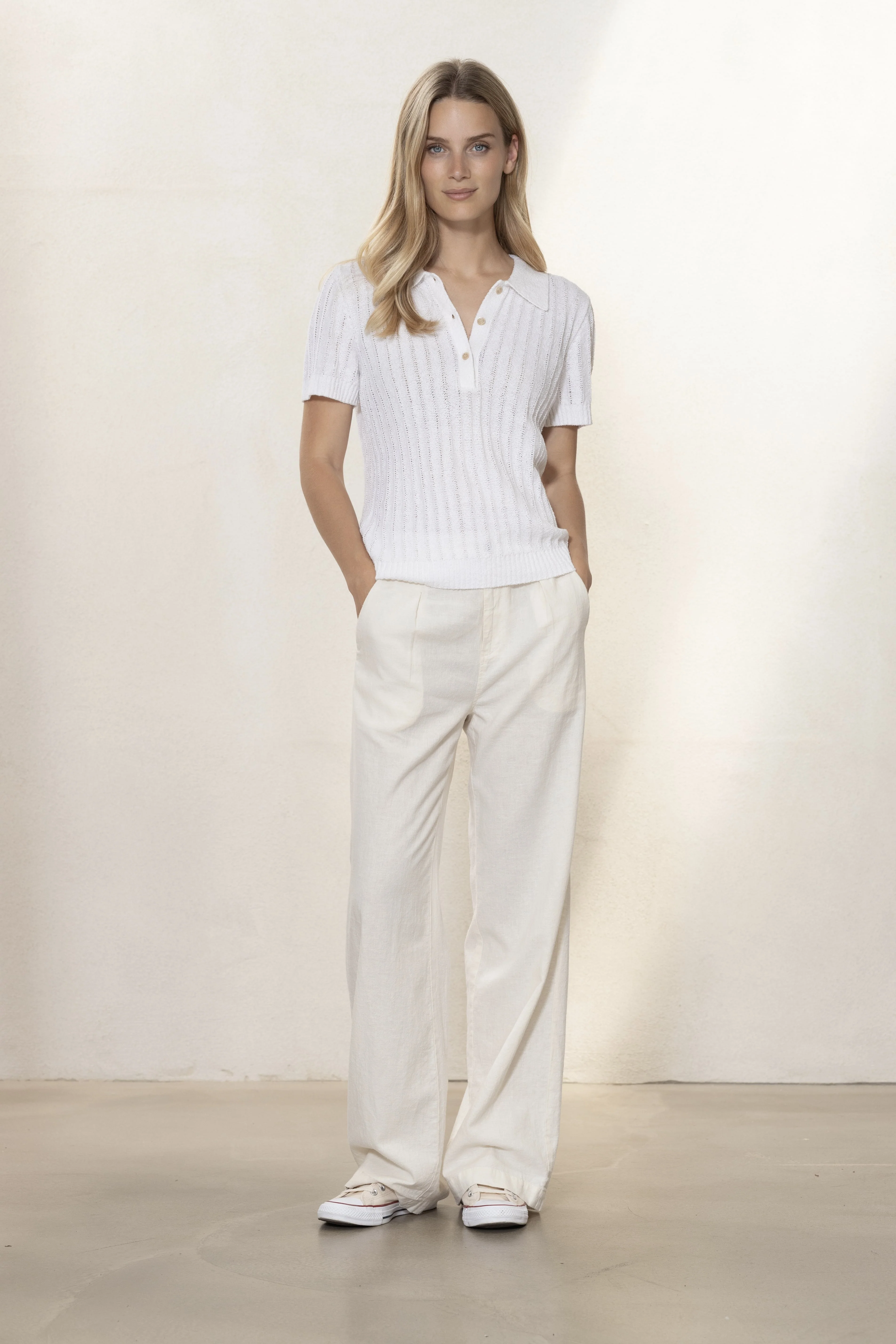 Deleste Trousers - Cream - Image 2