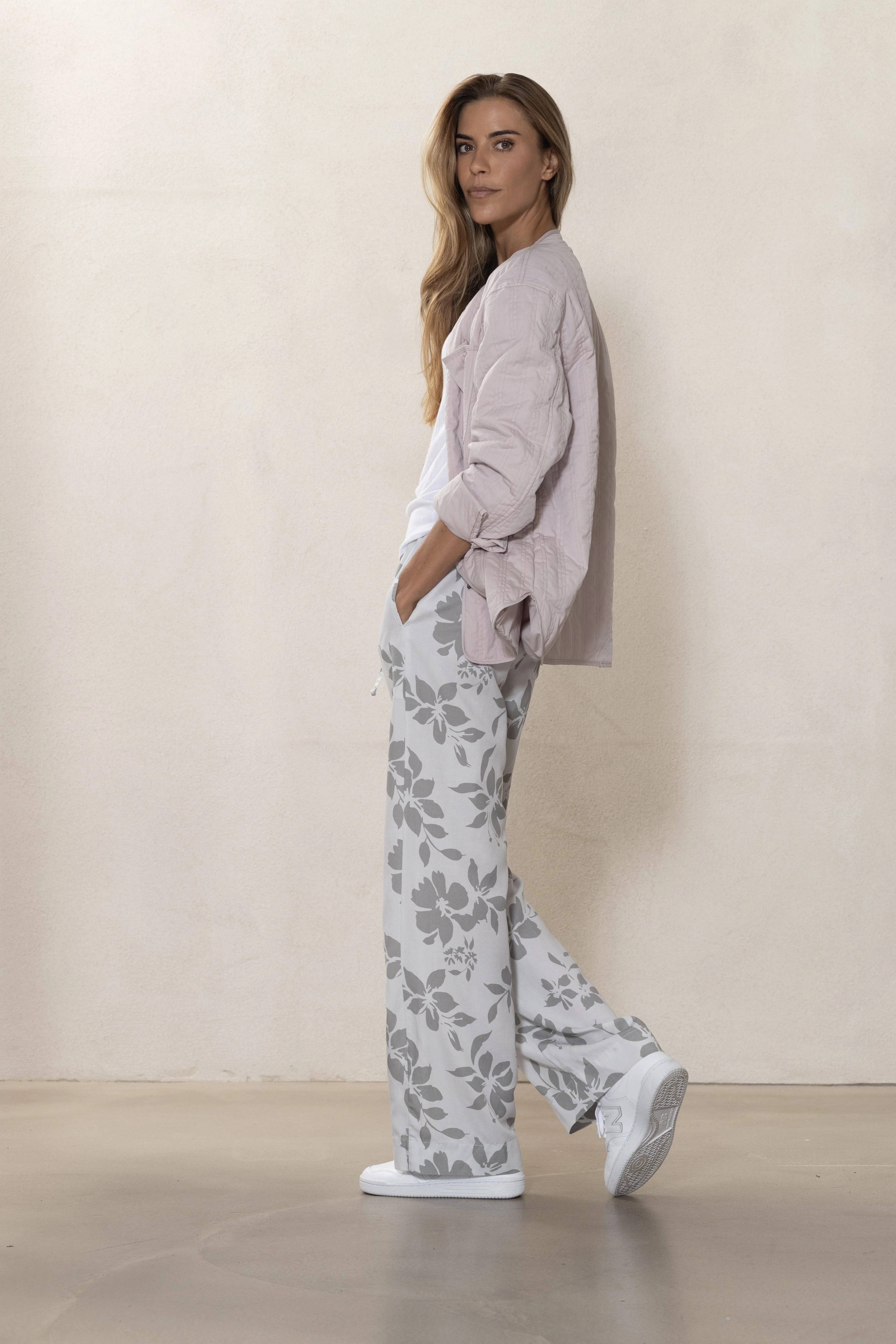 Diana Quilt Jacket - Soft Rose