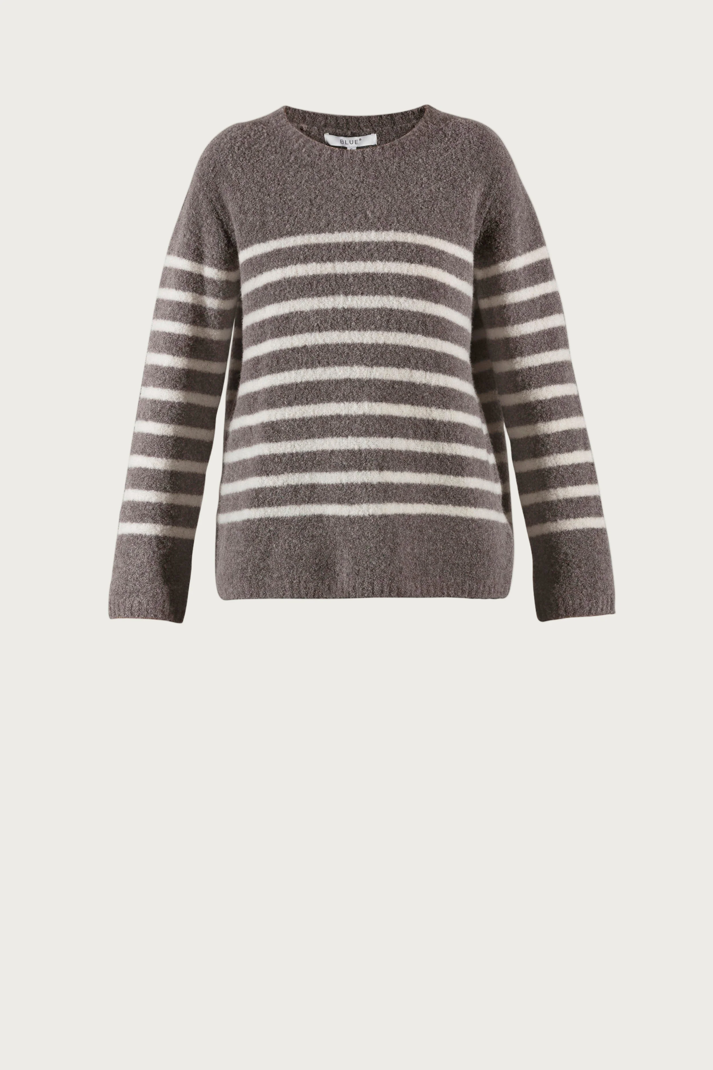 Fallula Bouclé Knit -  Light Chocolate/Cream - Image 2