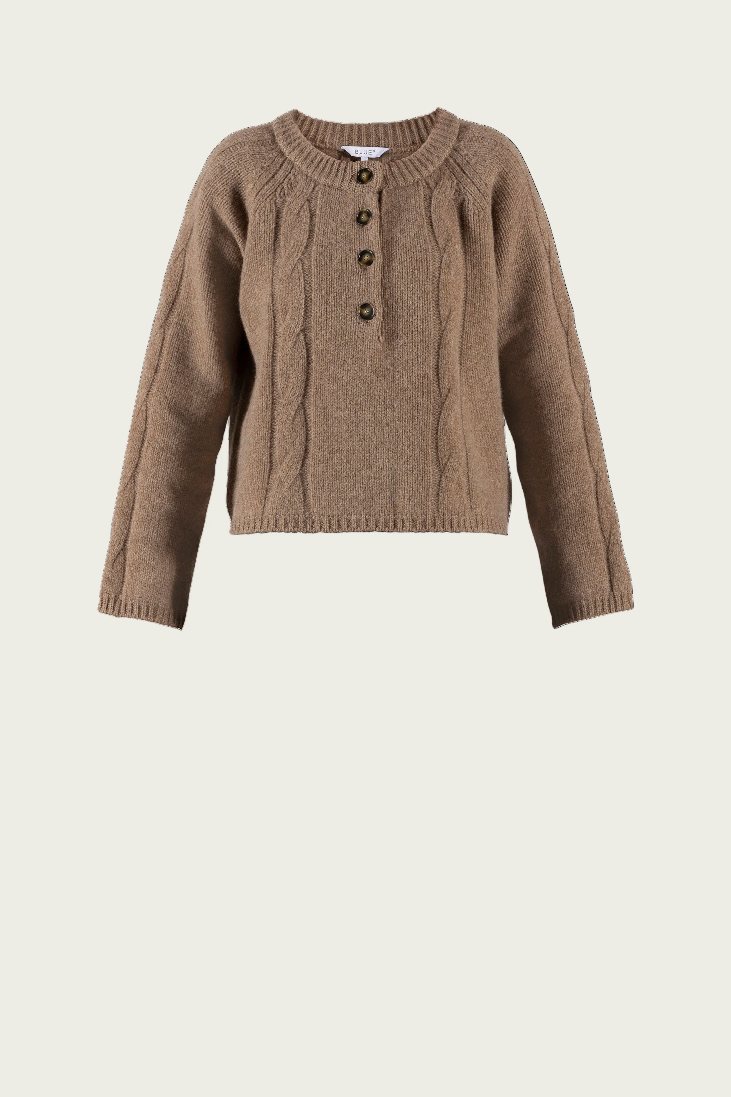 Fnug Lambswool Knit - Cognac Melange