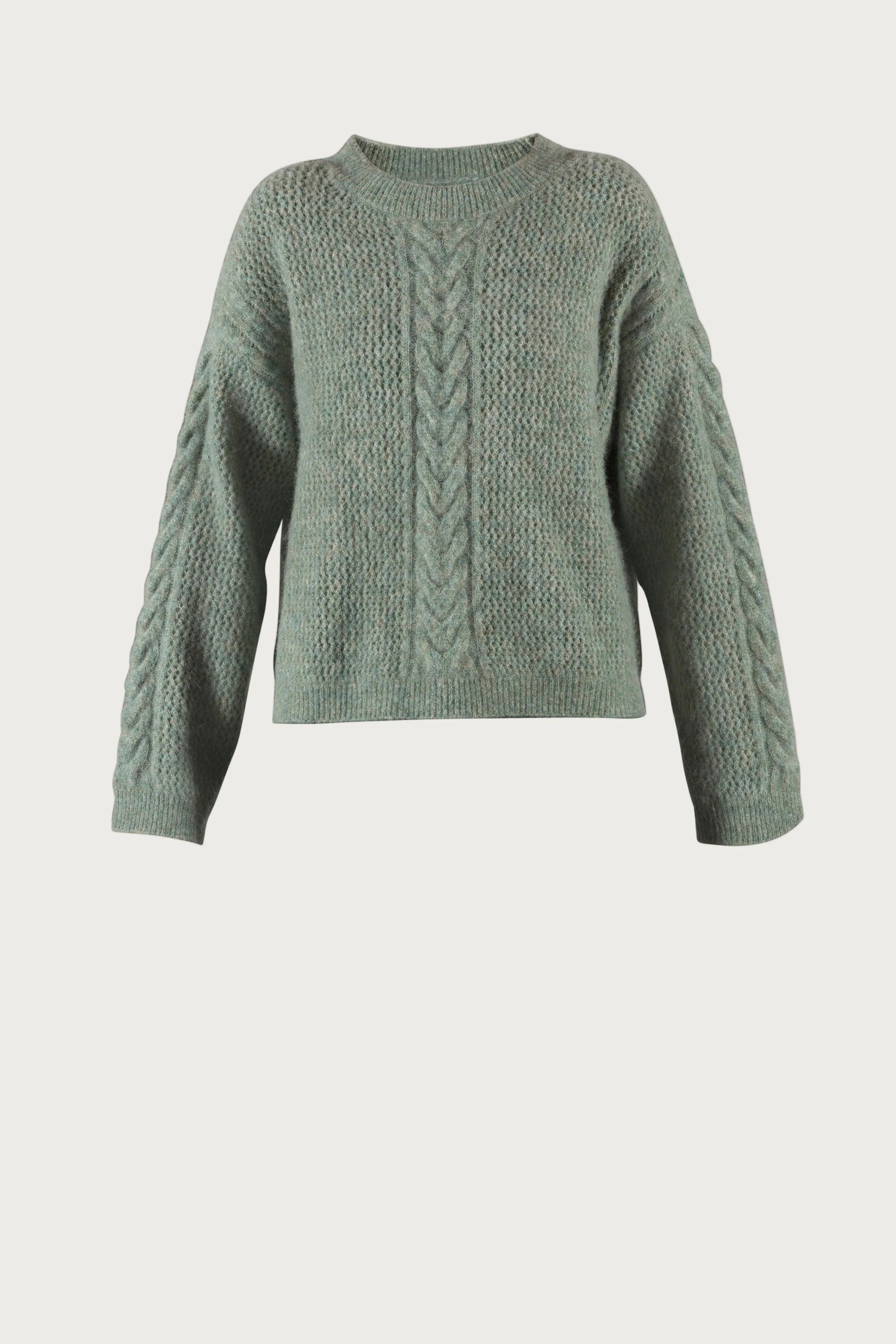 Frigga Cable Knit - Dusty Green - Image 2