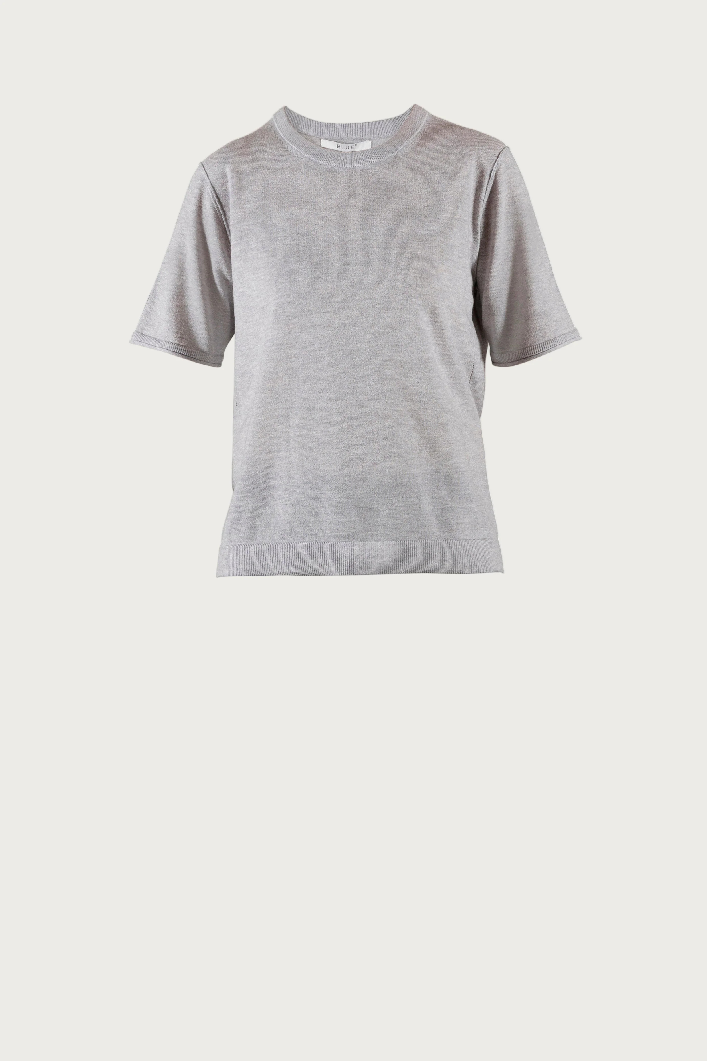 Fryd Light Merino Tee - Silvergrey Melange