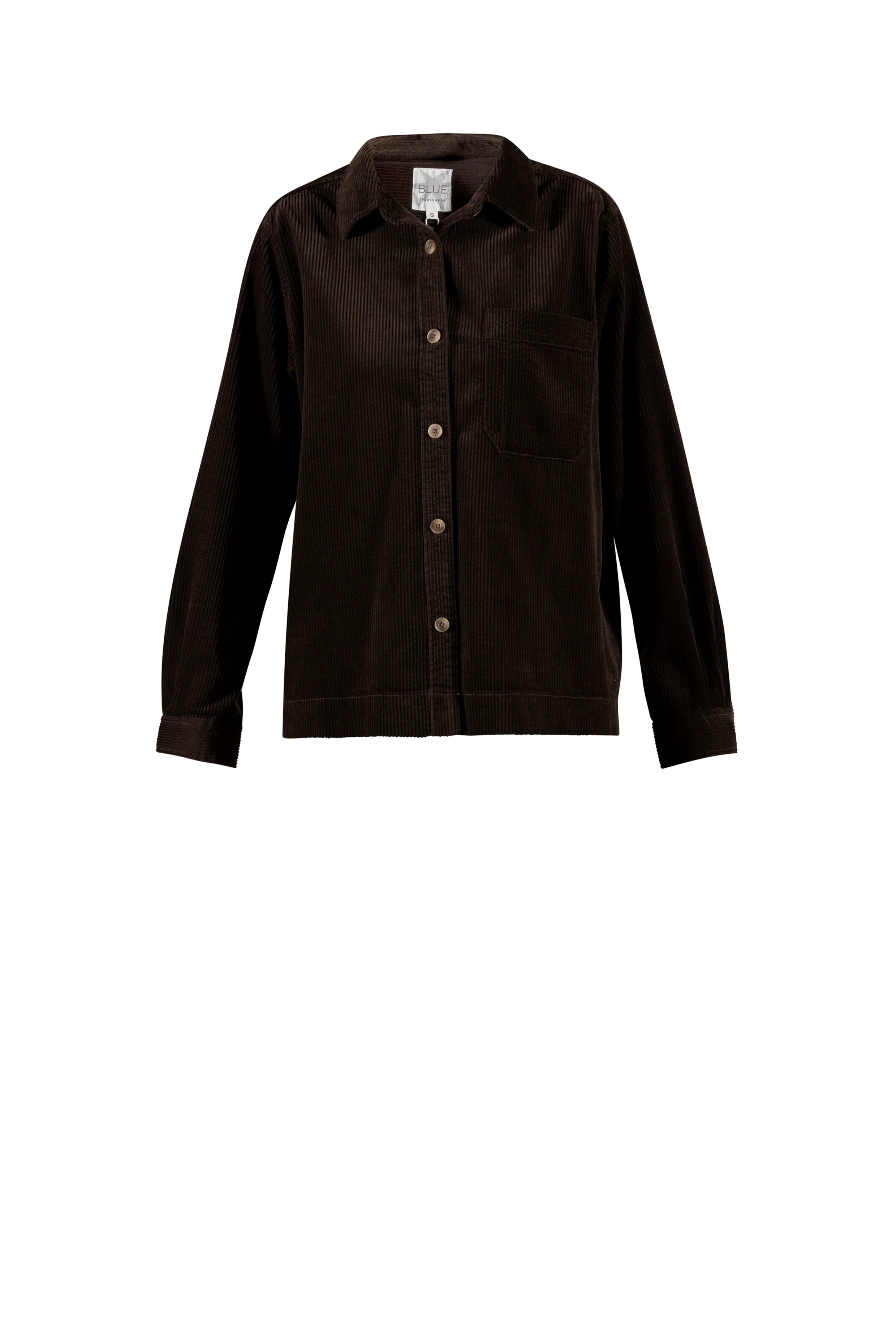 Gas Corduroy Shirt - Chocolate - Image 2