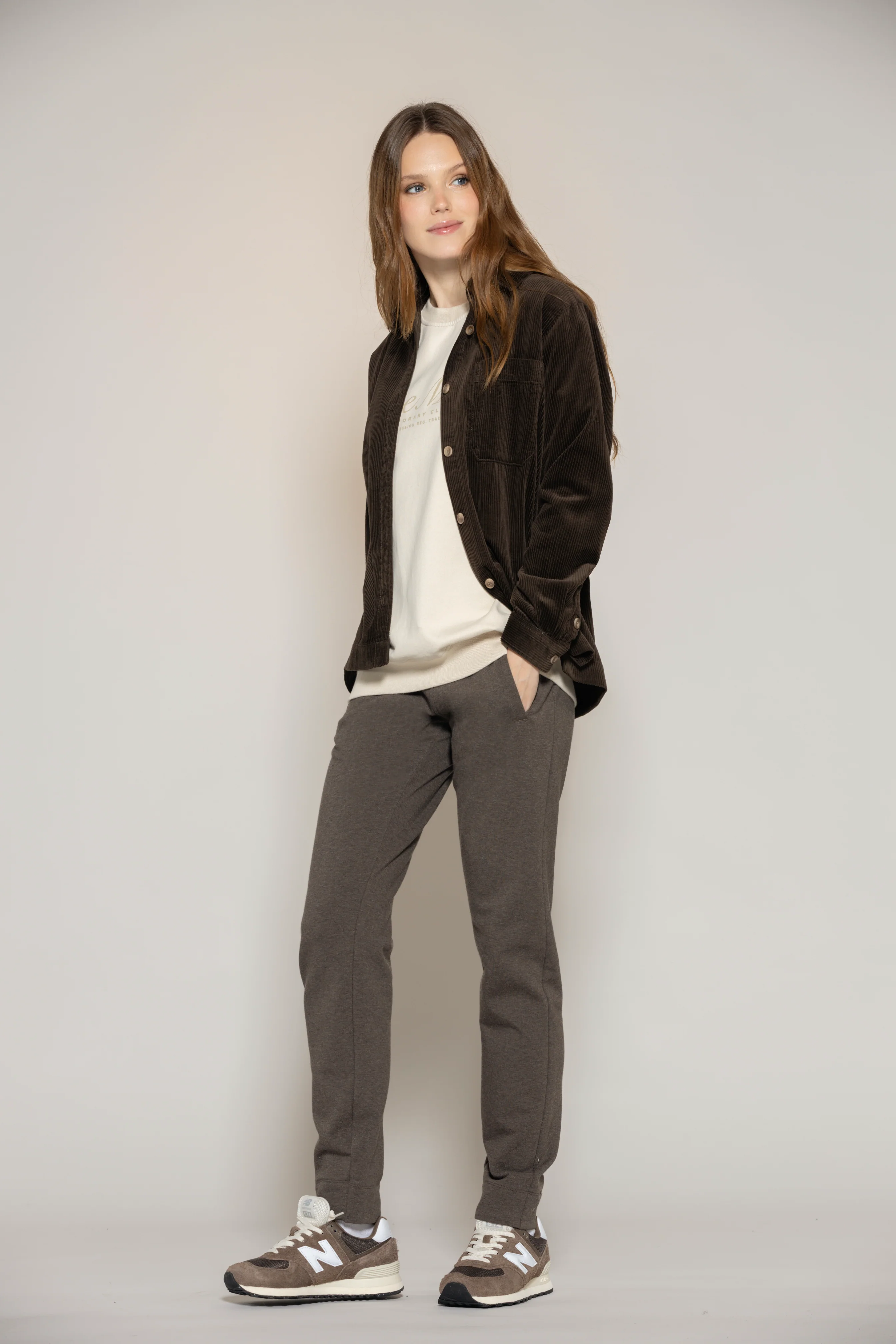 Gas Corduroy Shirt - Chocolate - Image 6