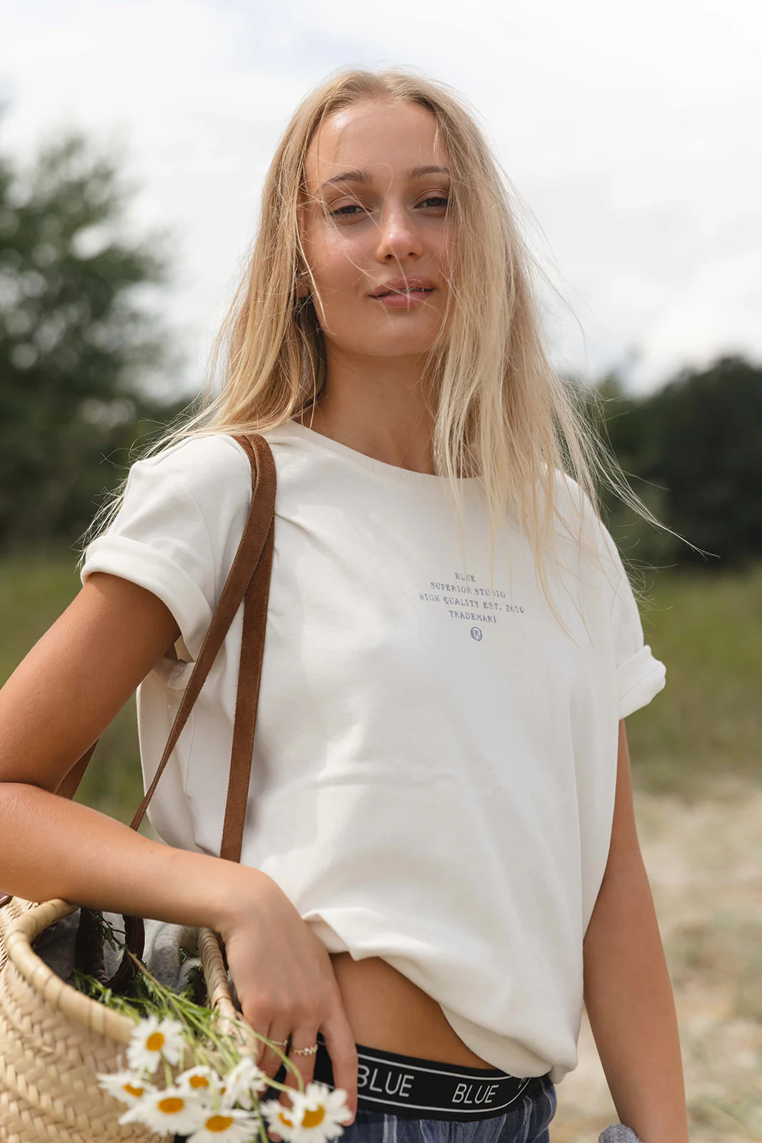 Glenda Tee - Milk - Image 5
