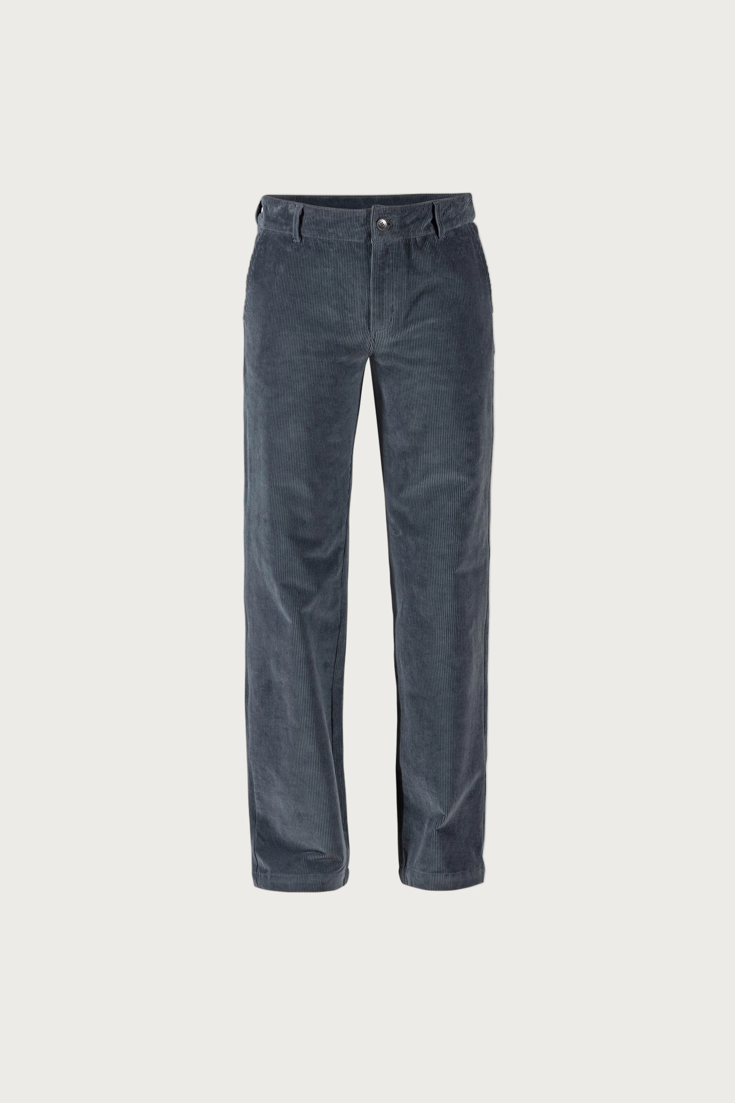 Gwen Stretch Corduroy Trousers - Stormy Blue - Image 2
