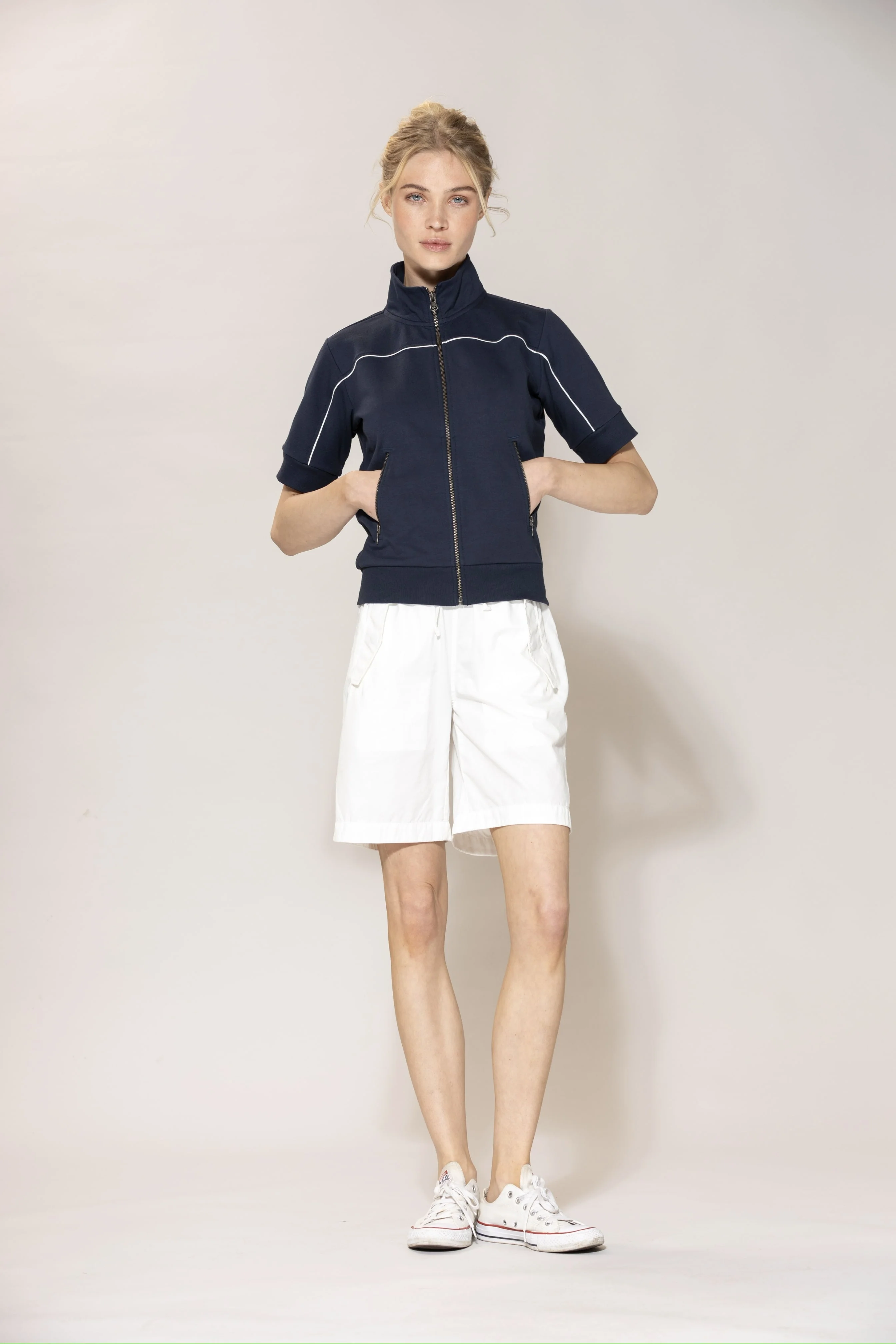 Jill Sweat Jacket - New Navy