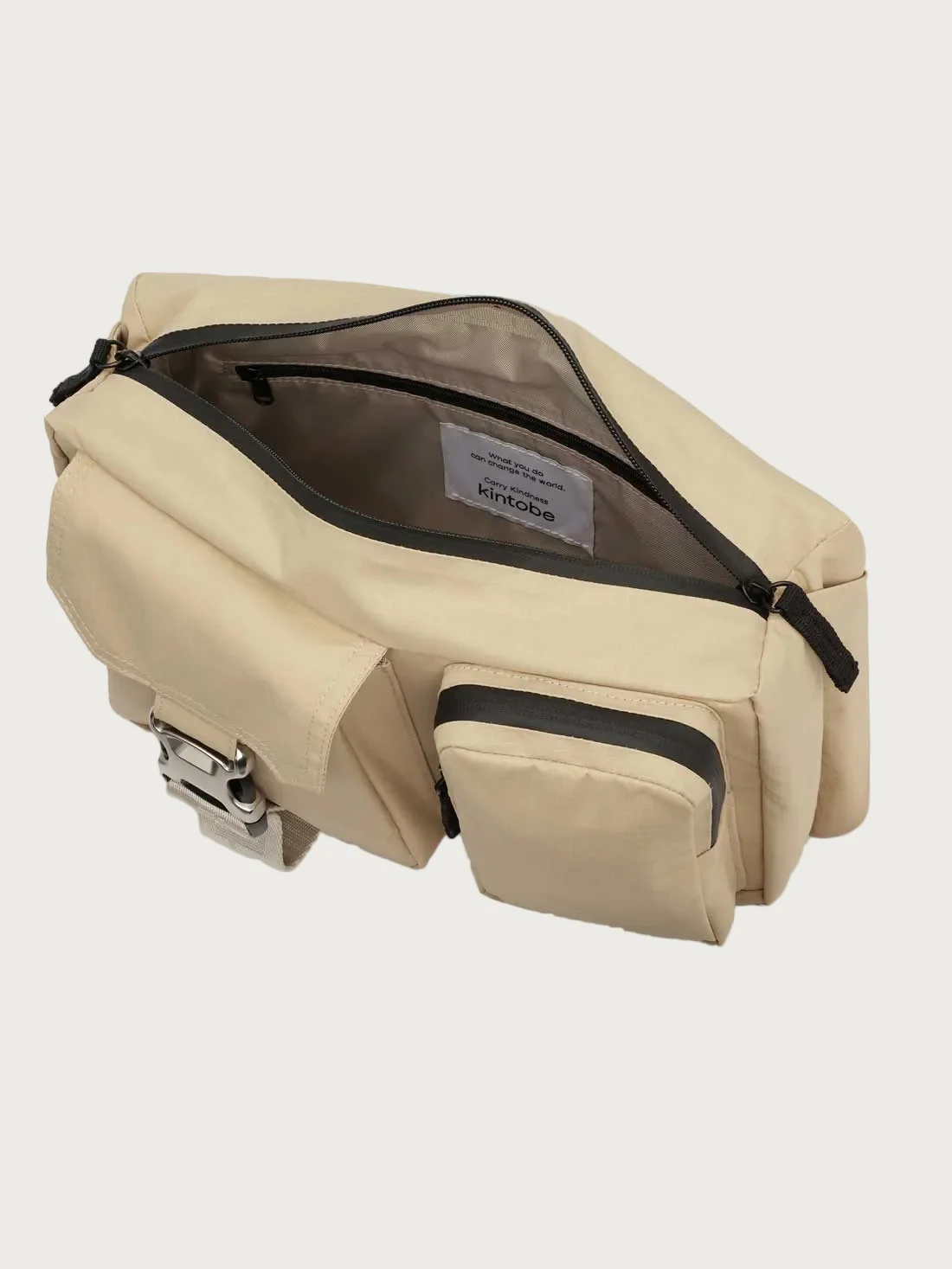 Kintobe Luca Bom Bag - Dusty Dune - Image 4