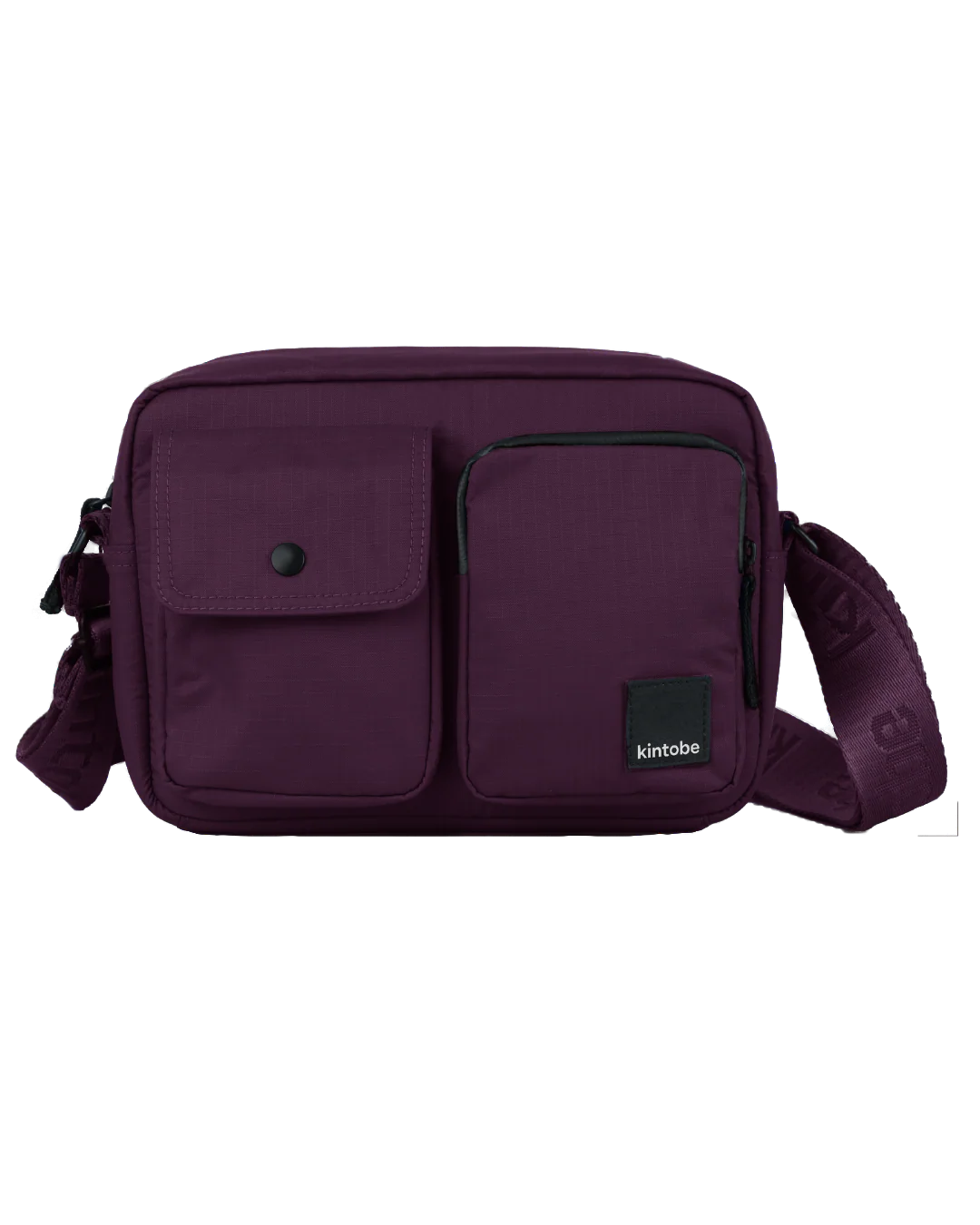 Kintobe Miles Cross Bag - Deep Aubergine