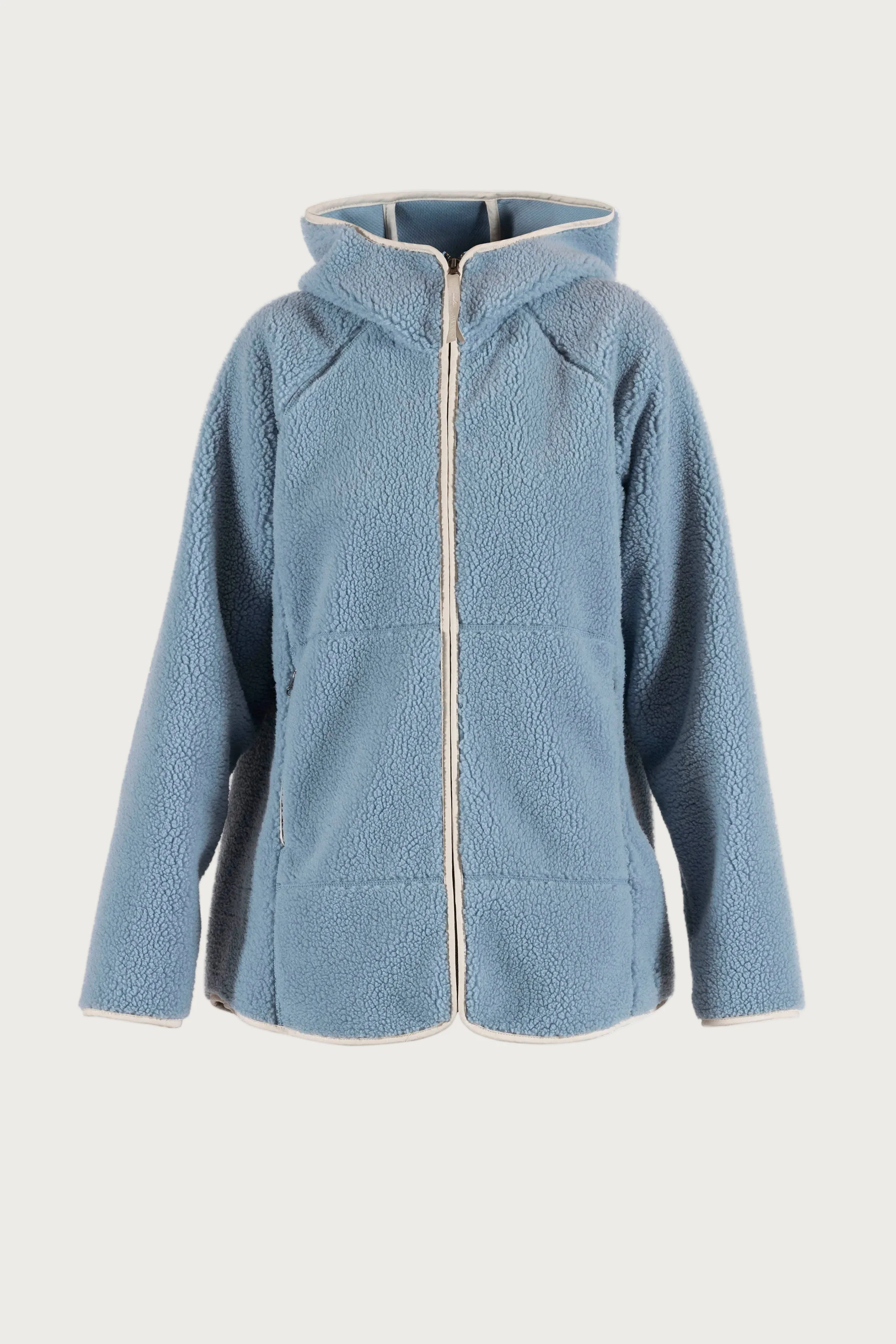 Laika Teddyfleece Jacket - Dark Skyblue - Image 2