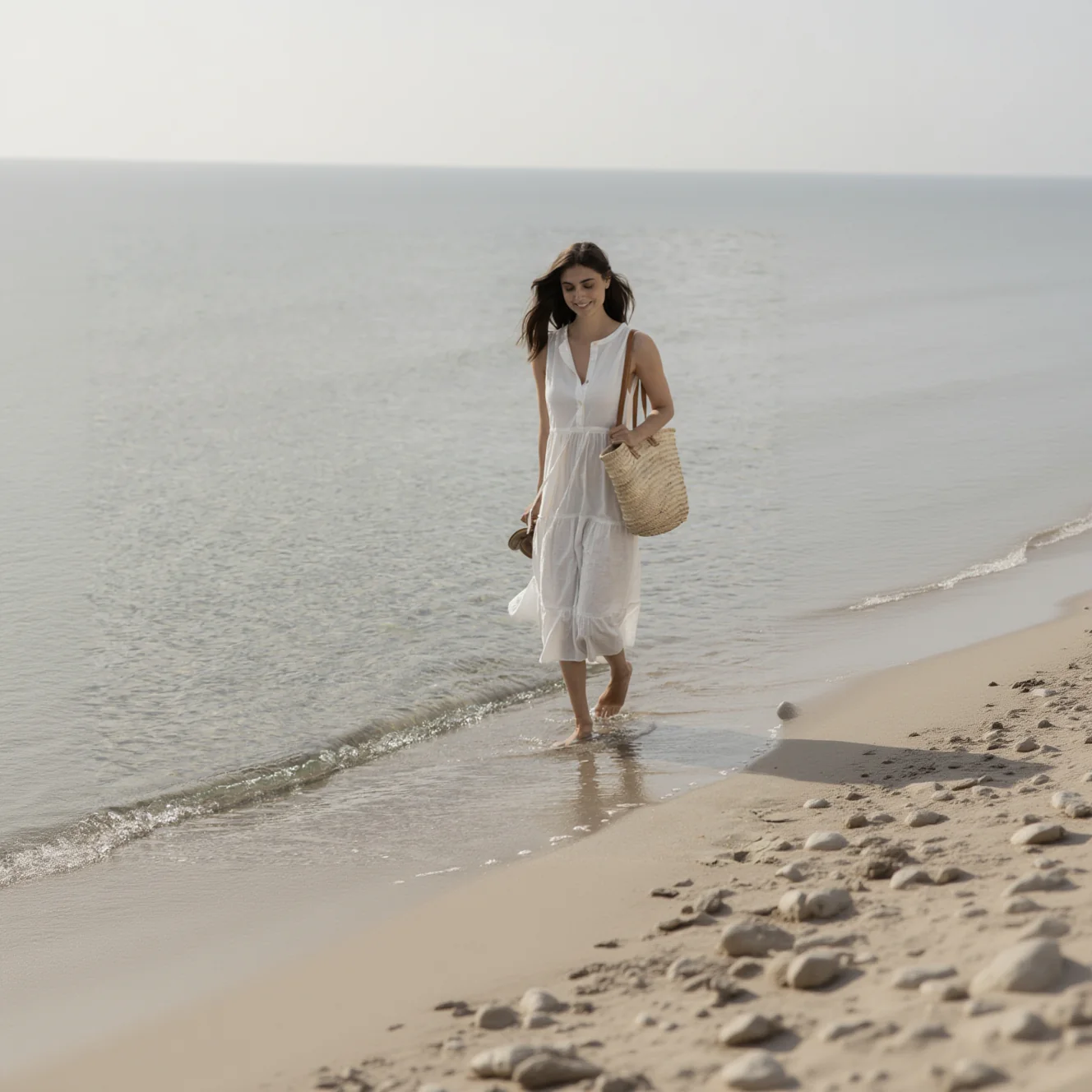 Linett Dress - White - Image 3