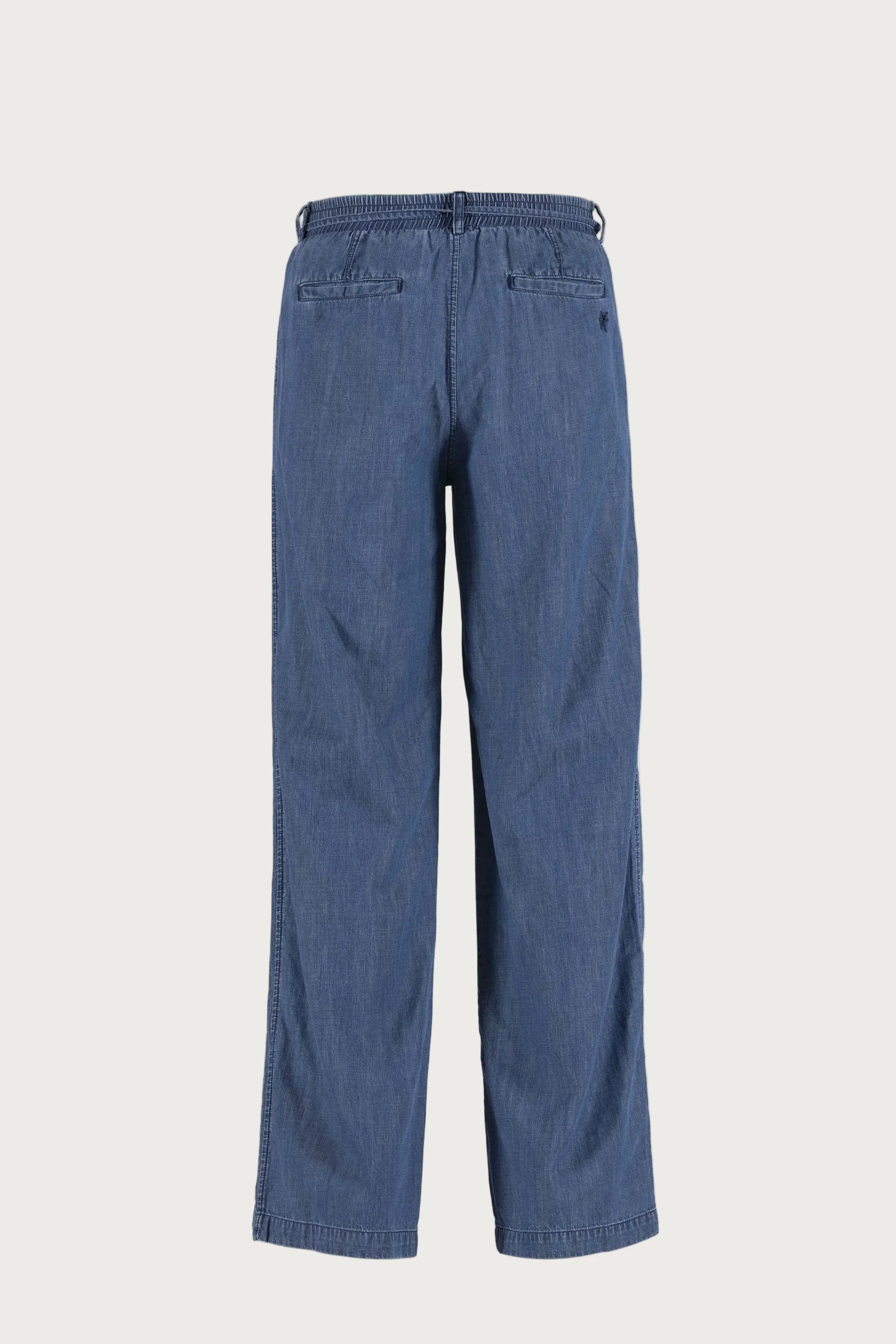 Lione tencel Trousers - Denim Blue - Image 3