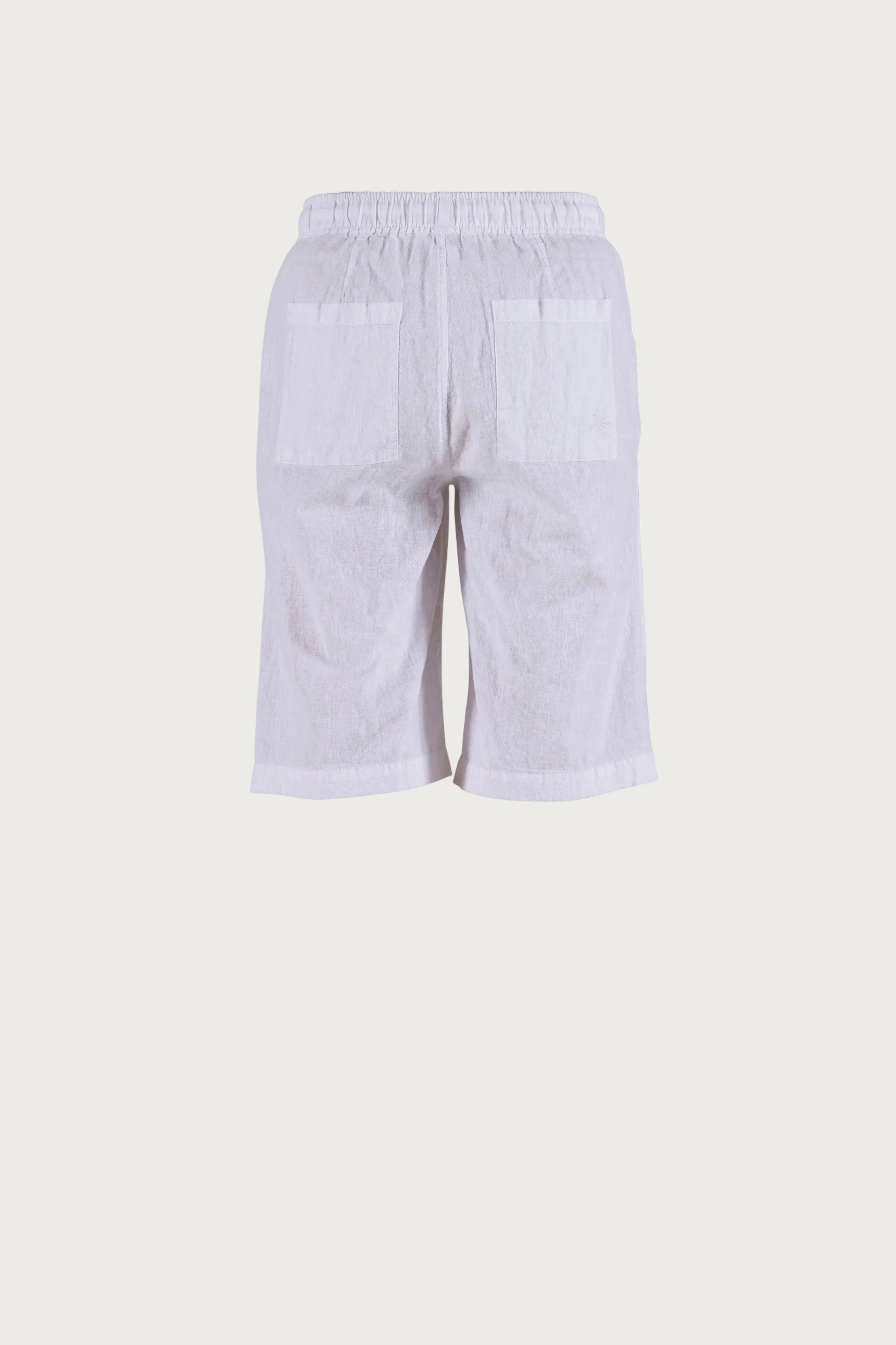 Lisamarie linen Bermudas - White - Image 3