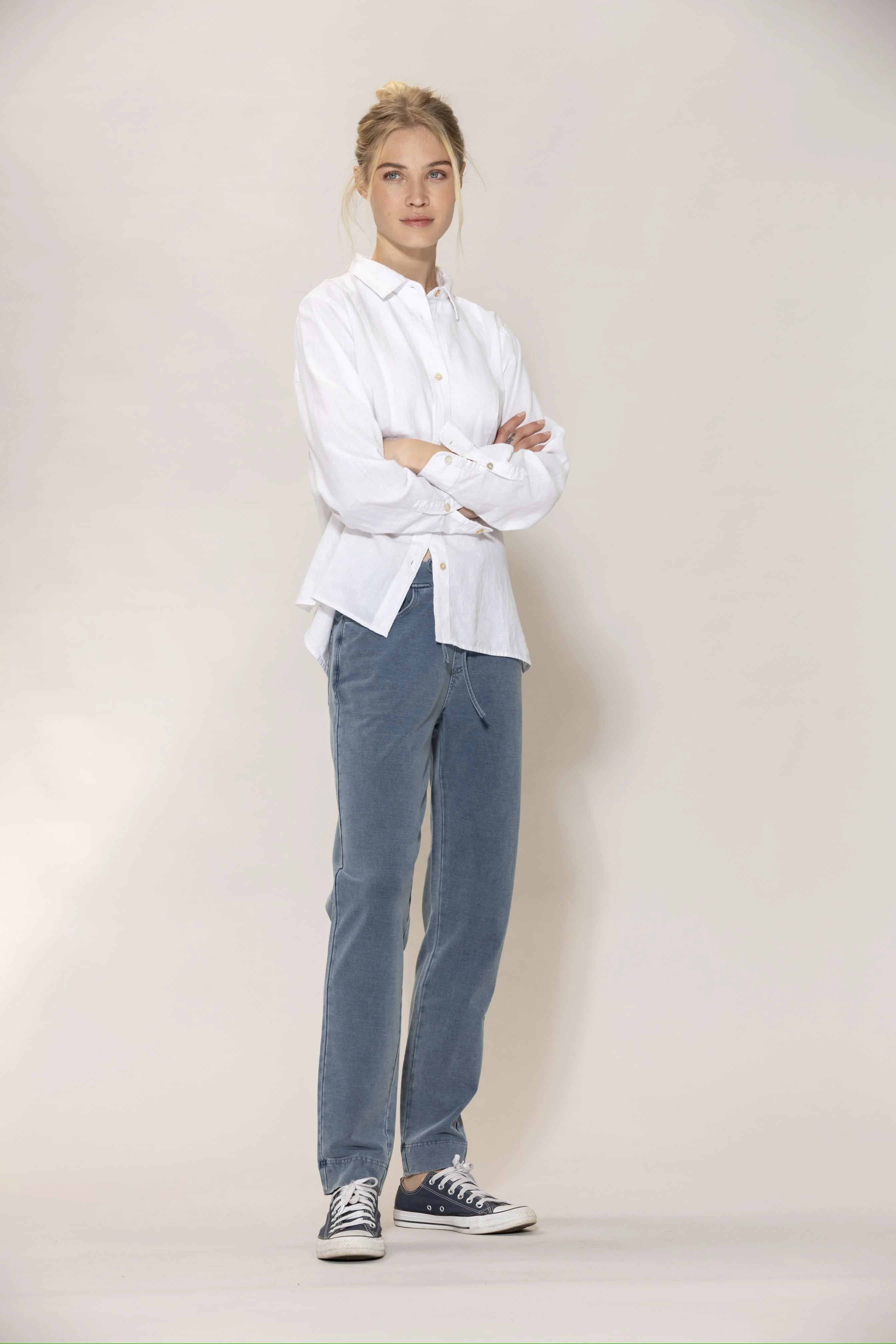 Liva linen Shirt -  White