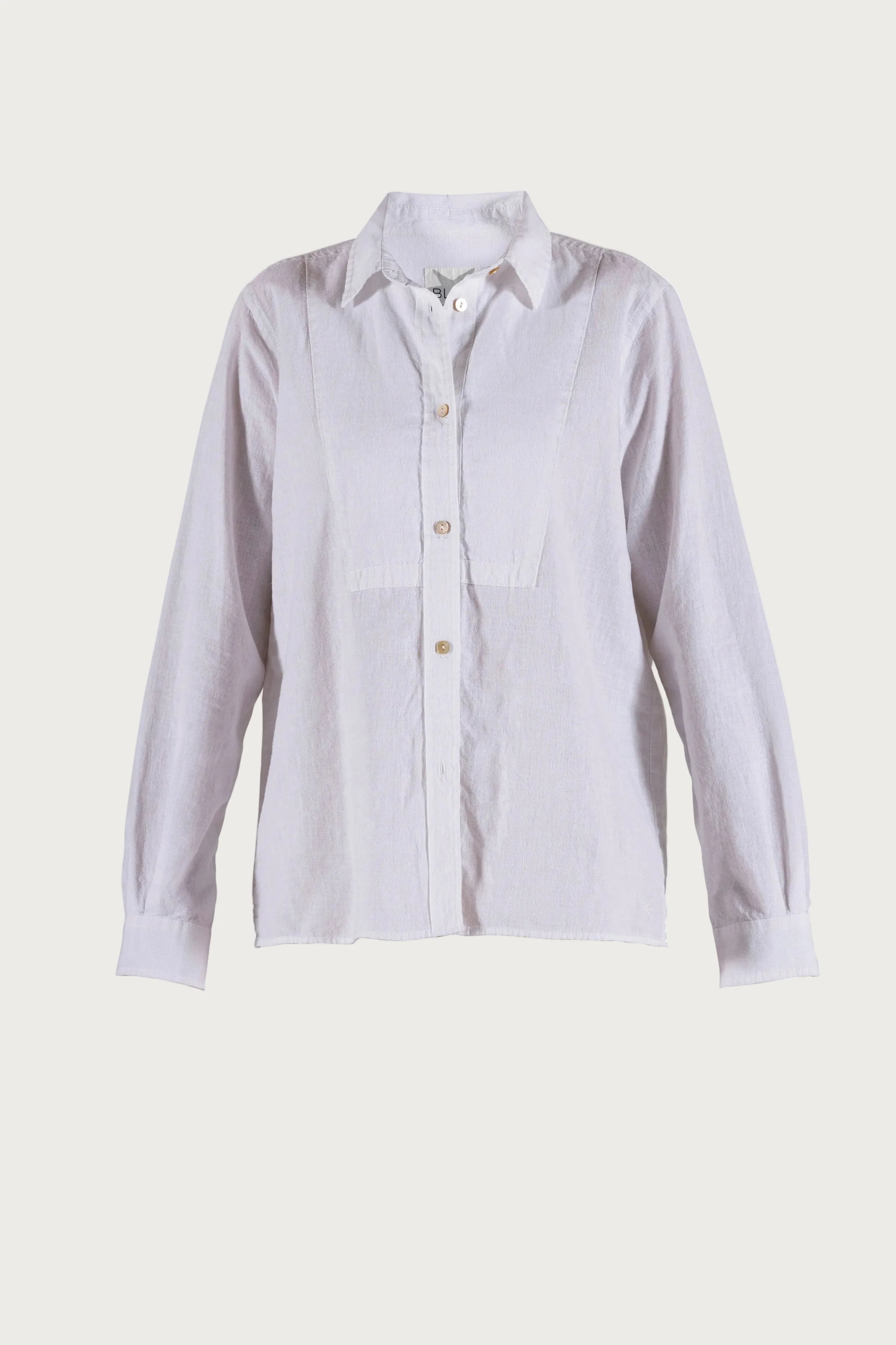 Liva linen Shirt -  White - Image 2