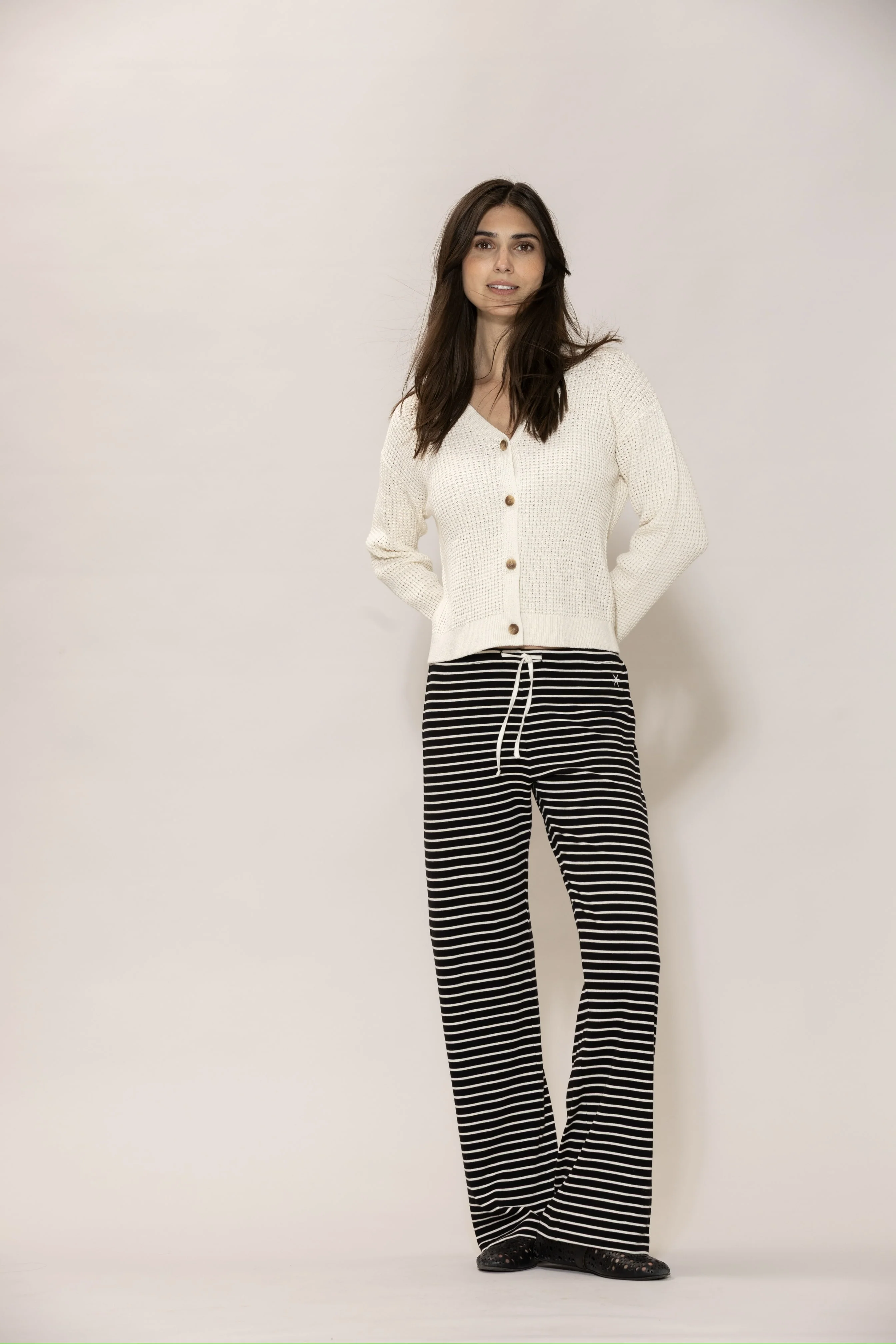 Lola Cardigan Knit - Cream - Image 2