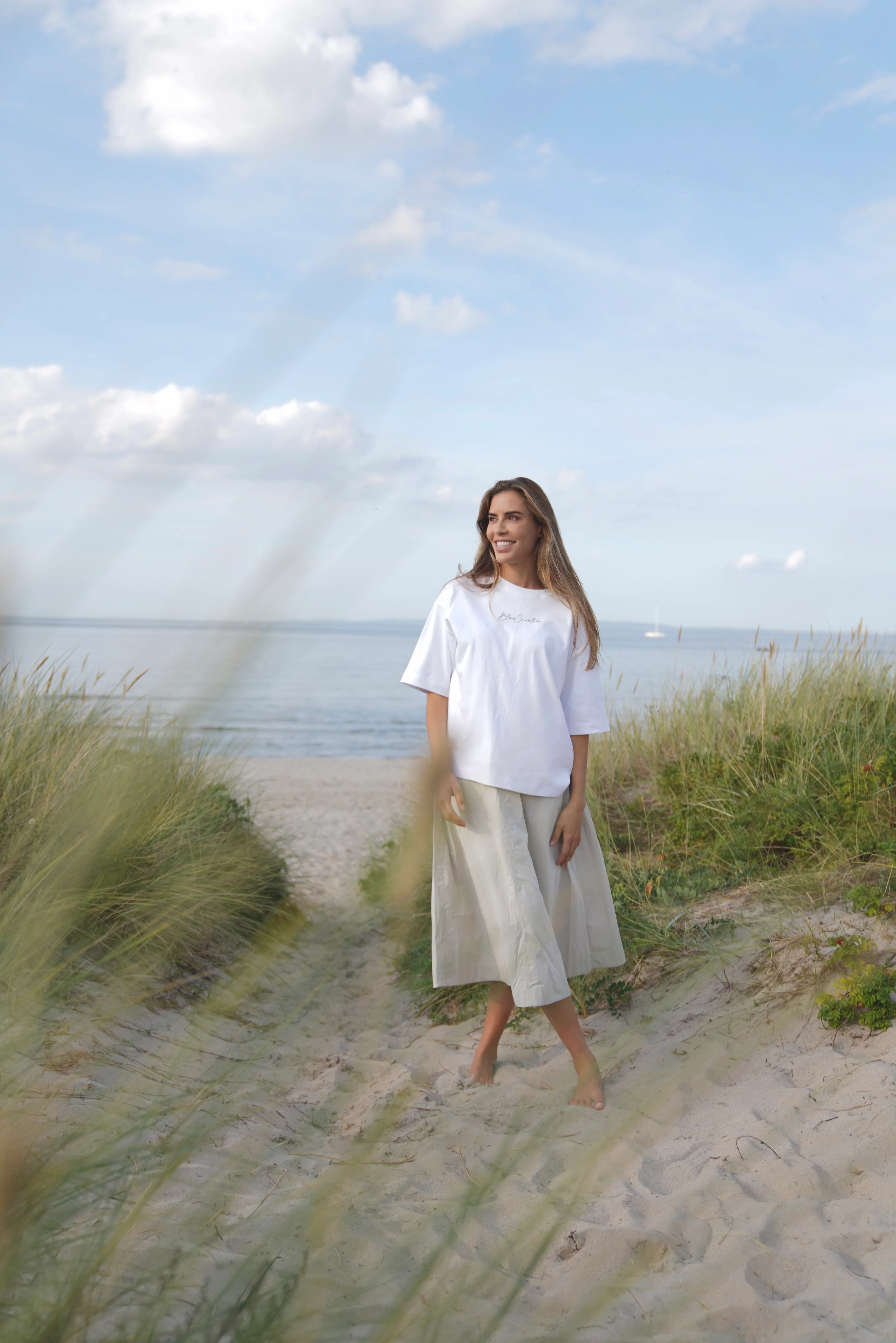 Melville Softtouch Skirt - Chalk - Image 6