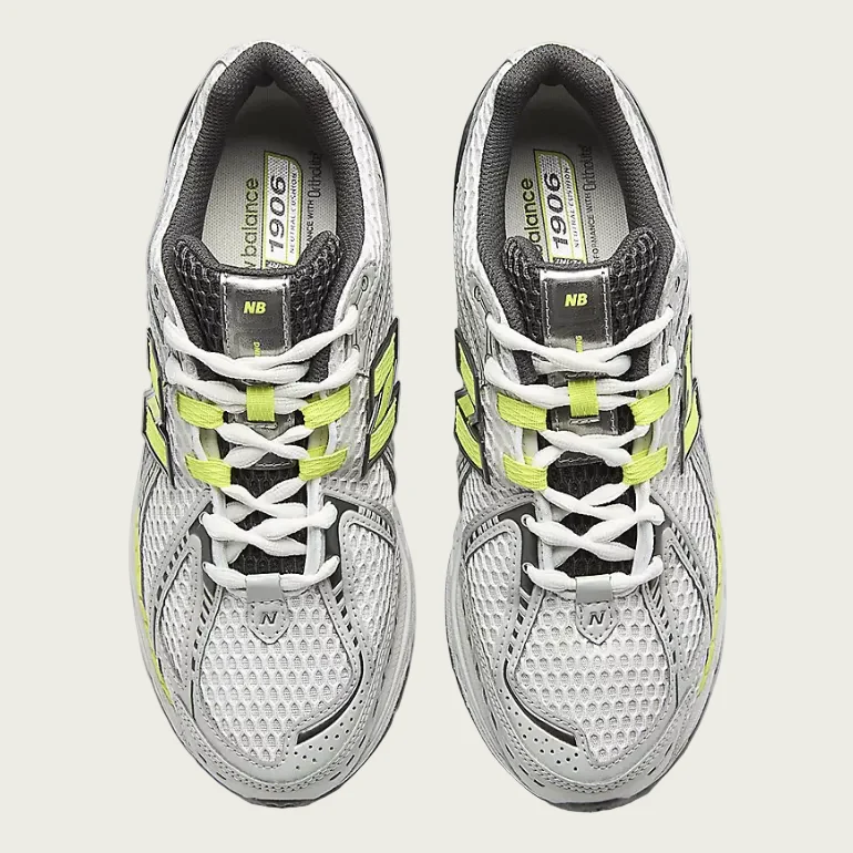 New Balance U190652H - Grey/Neon - Image 2
