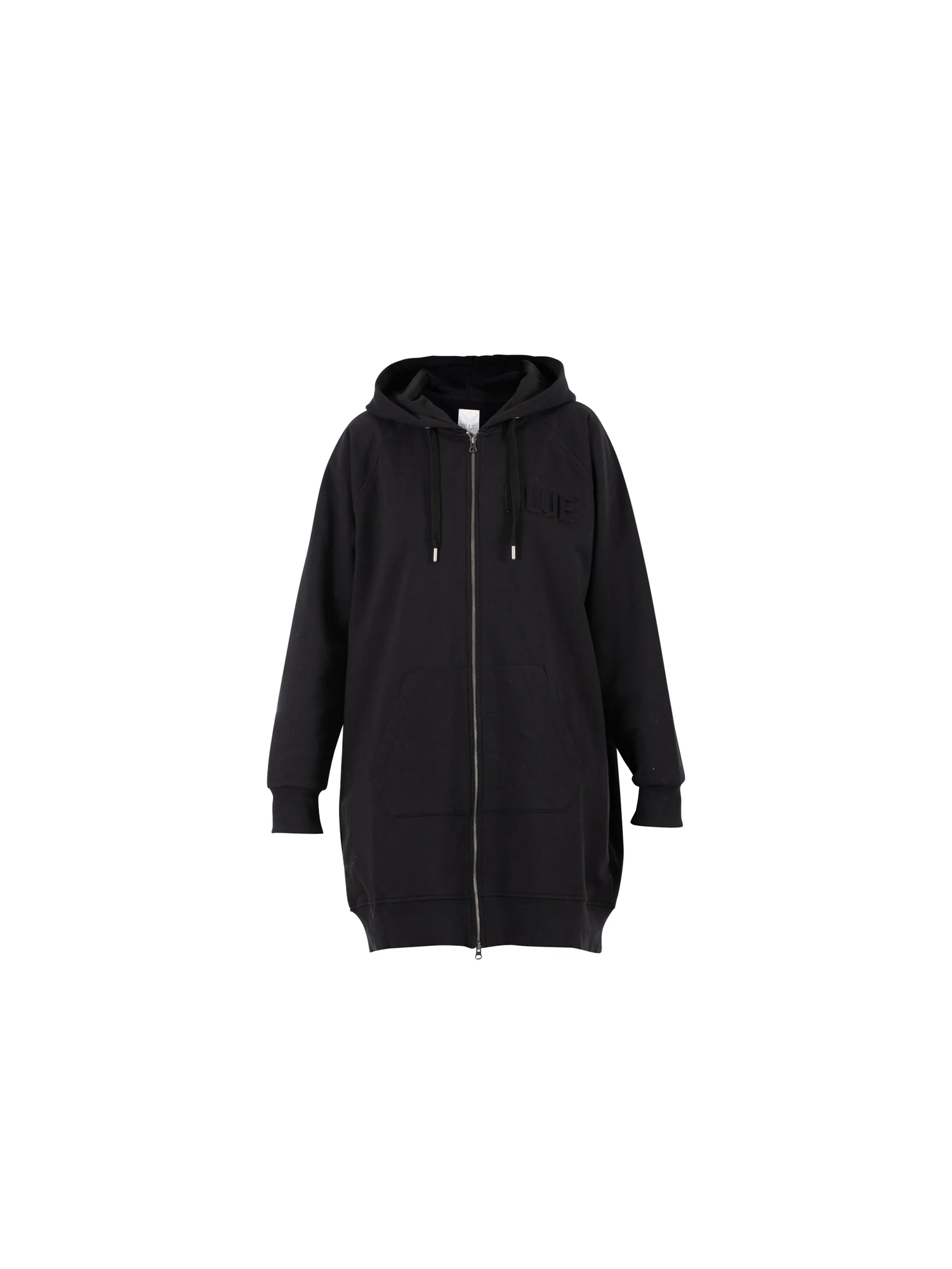 Quebec long Sweat Jacket - Black